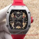 Replica Richard Mille RM 27-01 Rafael Nadal Watch SS Red Rubber Strap